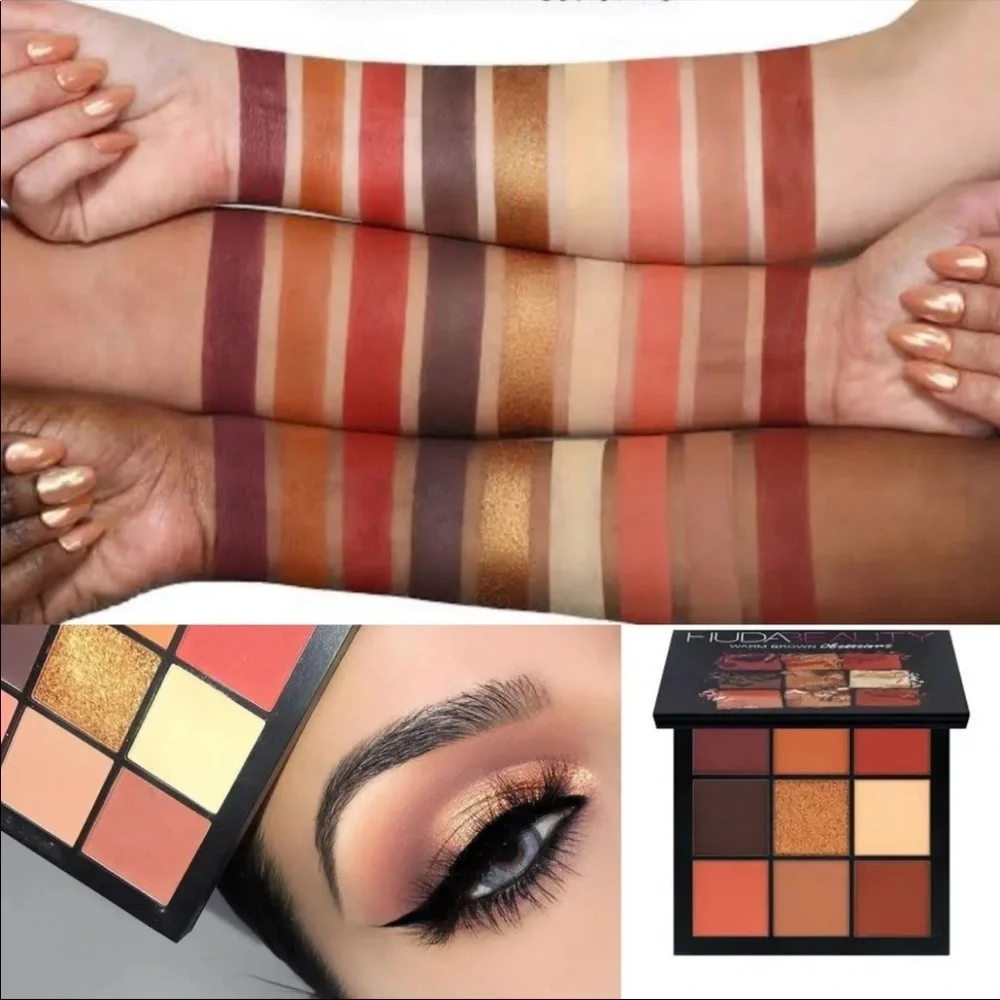 ✨ HUDA BEAUTY Warm Brown Obsessions Eyeshadow Palette